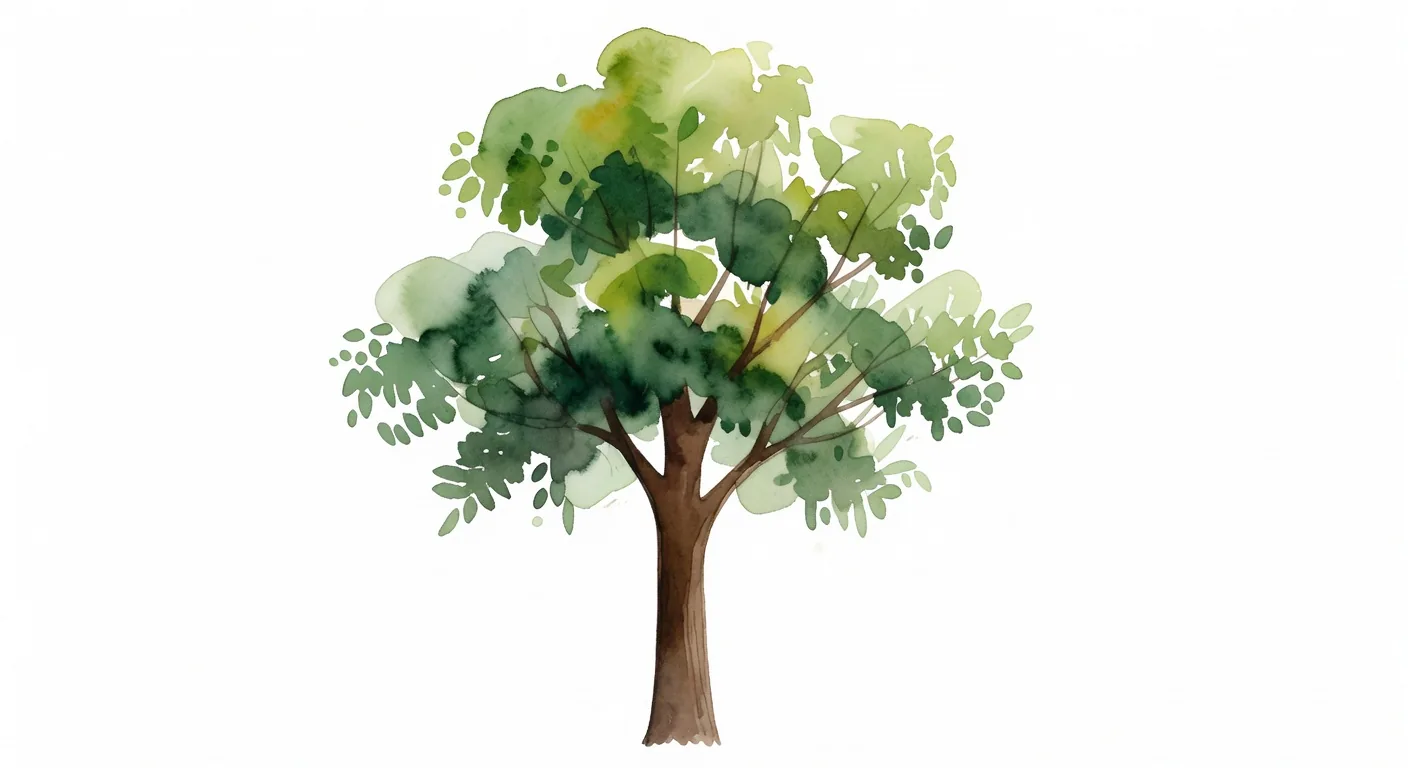 Loose Watercolor Tree