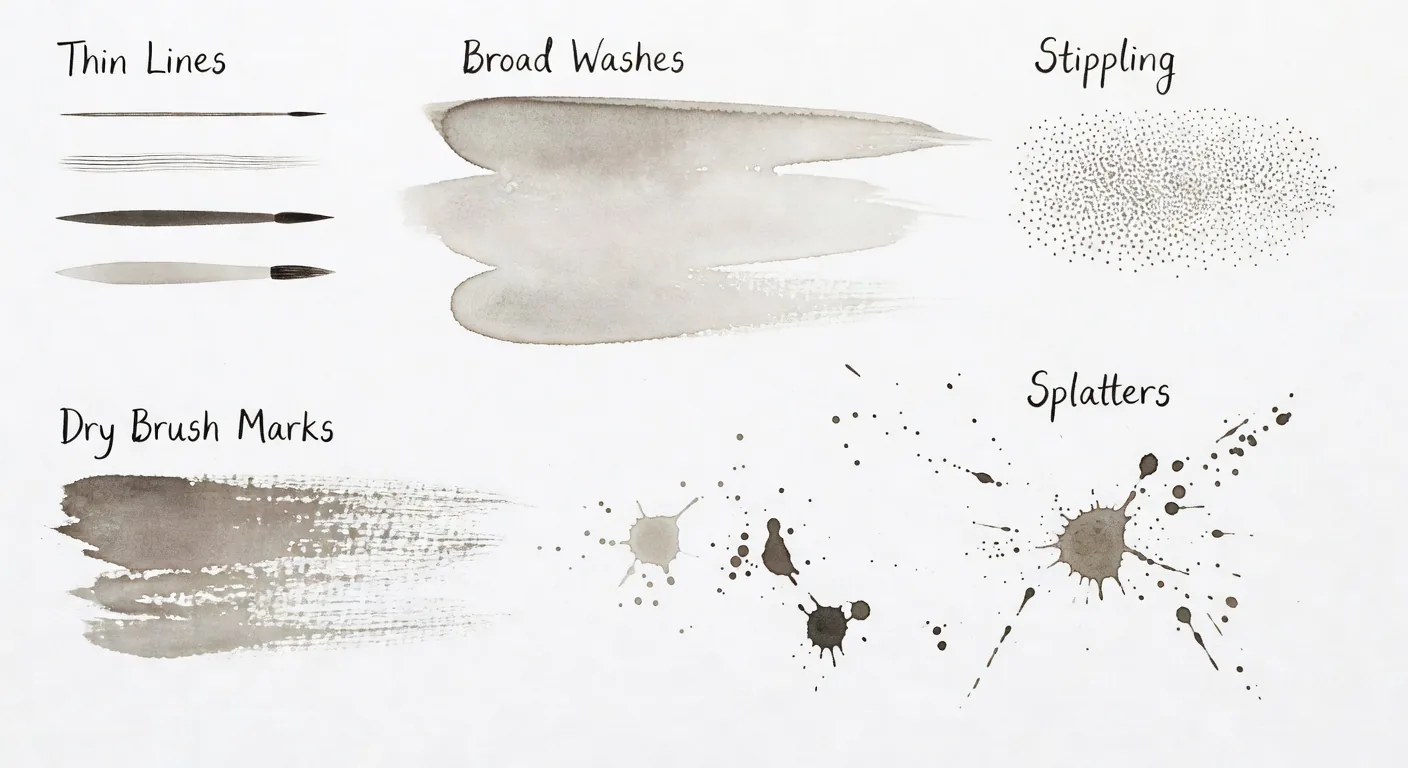 Watercolor Brush Strokes