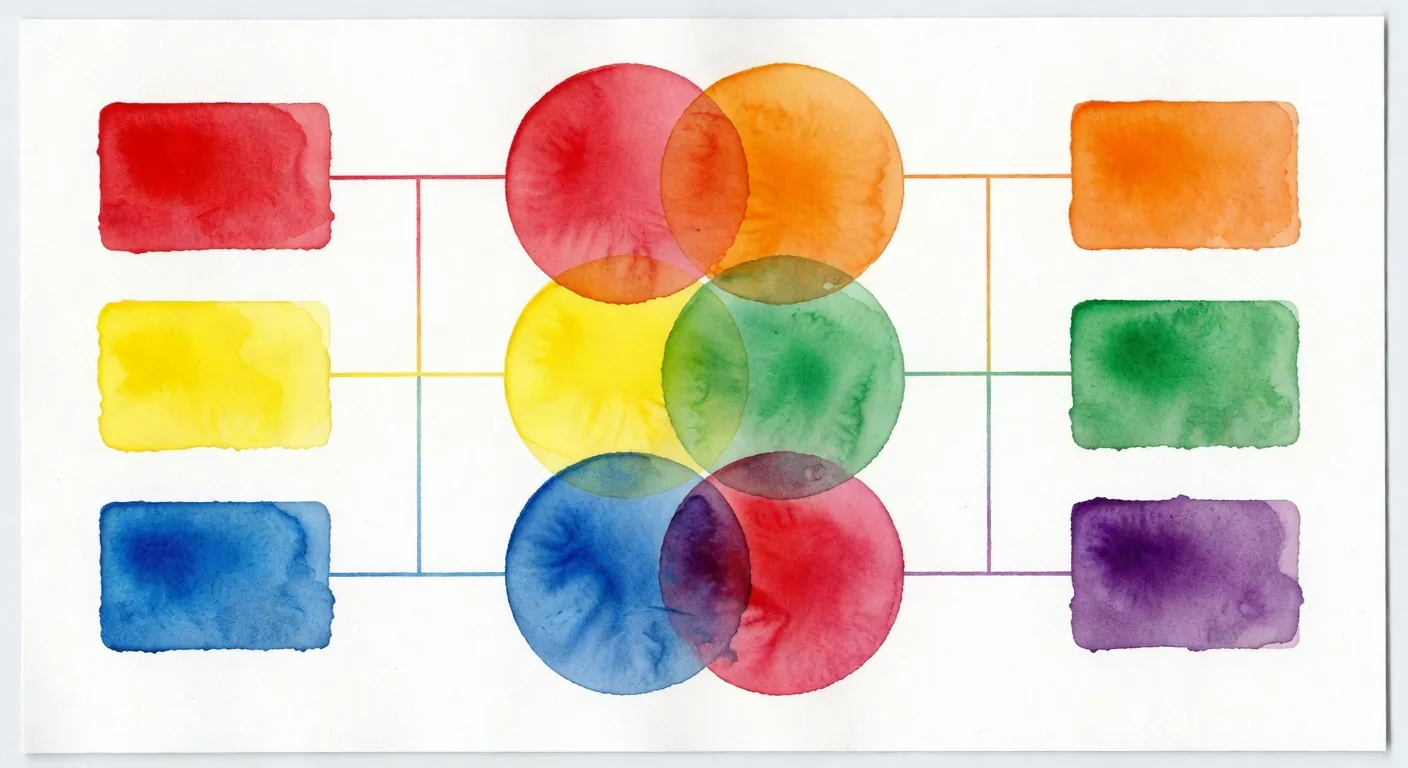 Watercolor Color Mixing