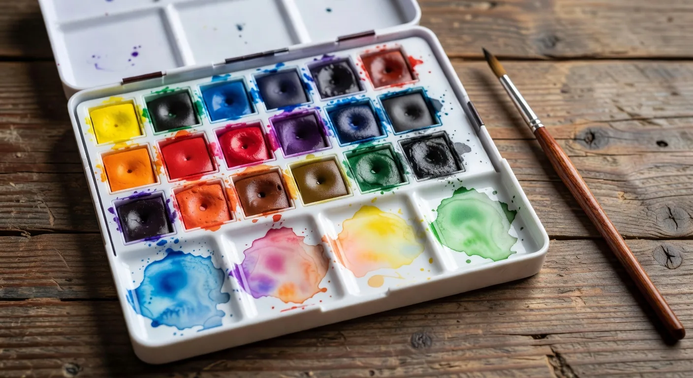 Watercolor Paint Palette